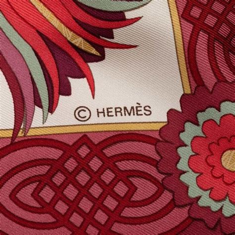 hermes iris scarf|Hermes decoupage scarf.